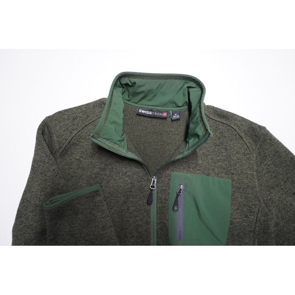 Swiss Tech Men's performance gear Full-Zip Water Resistant Softshell Jackets